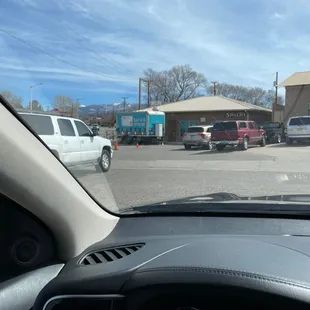 Waiting for the place to open. Got here a couple of minutes early.