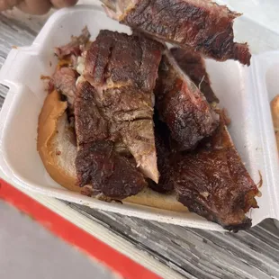 Rib sandwich