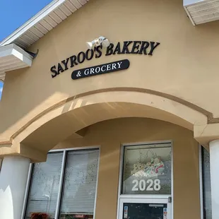 Store front.