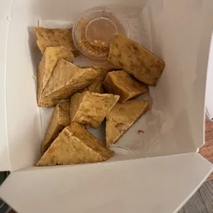 a box of tofu