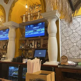 a view of the bar
