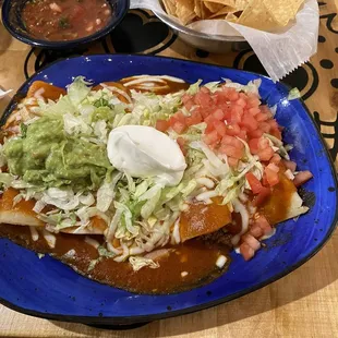 Enchiladas supremas
