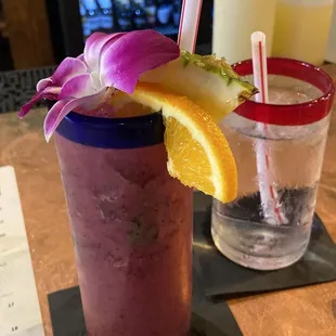 Blueberry coconut Mojito