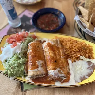 Chicken Chimichangas