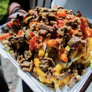 Hot Cheetos fries