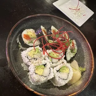 Escolar Avo Maki and Mexican Maki