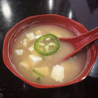 Spicy miso soup