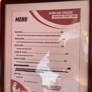 menu, sushi and sashimi