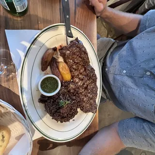 Bistec de Palomilla Con Cebollas Crudas