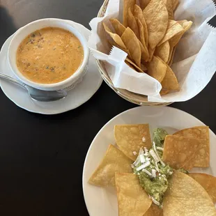 Guacamole and Choriqueso