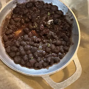 a pot of beans