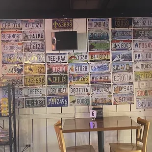 Plates from cars or etc