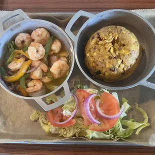 Trifongo de camarones  al ajillo y  ...recomendado  % súper ricooo...