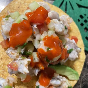 Hot sauce making it even better!