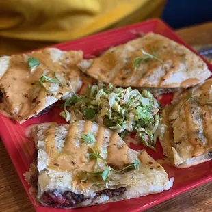 Hanger Steak Quesadilla