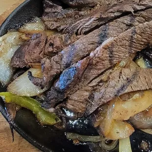 Hanger Steak Fajitas