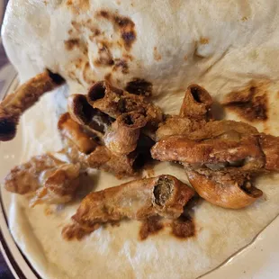 Fried tripas were delicious!