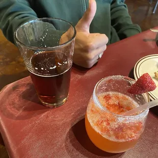 Strawberry mimosa &amp; shiner