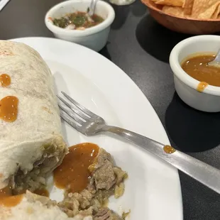 Chili Verde Burrito