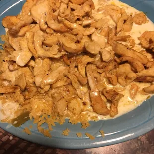 The chicken polo con arroz