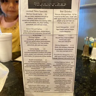 Really good prices and menu options