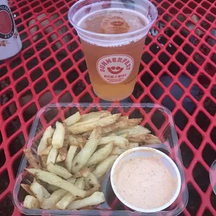 Sour cream and chive fries!