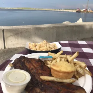 Half Rack of Ribs with a view.