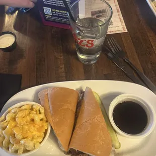 French Dip Side Mac and Cheese