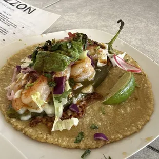 Shrimp Taco Plate