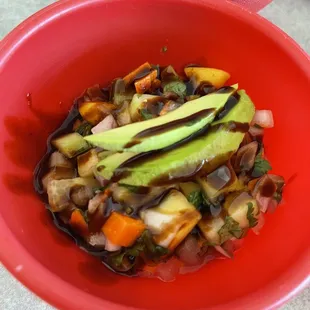 Shrimp Ceviche Tostadas