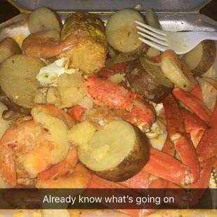 It is so good. First time eating crab legs and Steps did it really good.