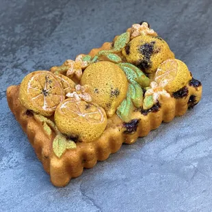 Weekly Menu (Tuesday): "Our Lemon Blueberry Pound Cake" - 10 x 10 Inch