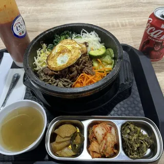 Beef Bibimbop with Hot Stone
