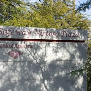 Street sign for center.