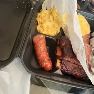 Rib and Brisket Dinner