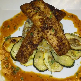 food, grilled fish