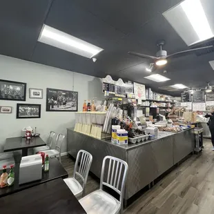 the interior of a restaurant