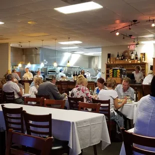 A bustling atmosphere