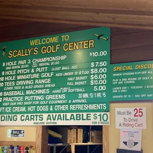 Prices