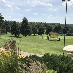 golf course from deck