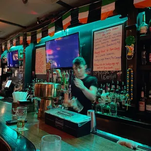 Kevin!  He's an awesome bartender!