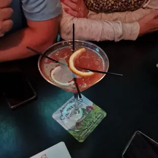 Have a fantastic night, made fresh cocktails to order we ordered the pimp . Brill atmosphere and music every night