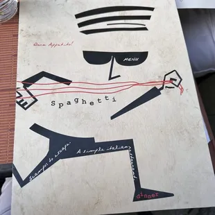 Cover of menu