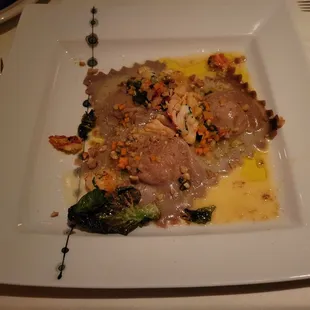 Lobster ravioli