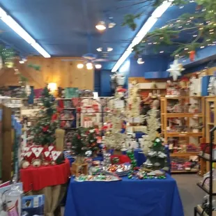 the inside of a store