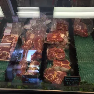 Lots of meat is prewrapped for you.