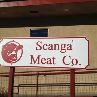 Scanga Meat Co. - signage