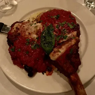 Bone in veal parm (special)