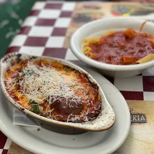 pasta dish, pasta, food