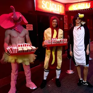 Pink elephant. Hotdog. Penguin. How could this not be a good time?!